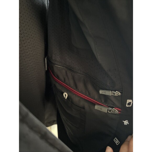 EUC ScottEVest RFID TEC Travel Vest Womens Black Full Zip Cargo  Sz L - Picture 6 of 14